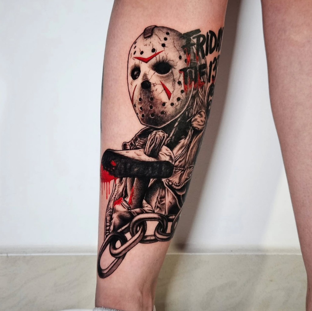 Tattoo work — Friday the 13th Jason