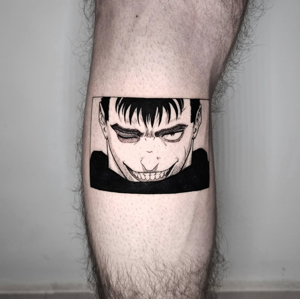 Tattoo work — manga panel