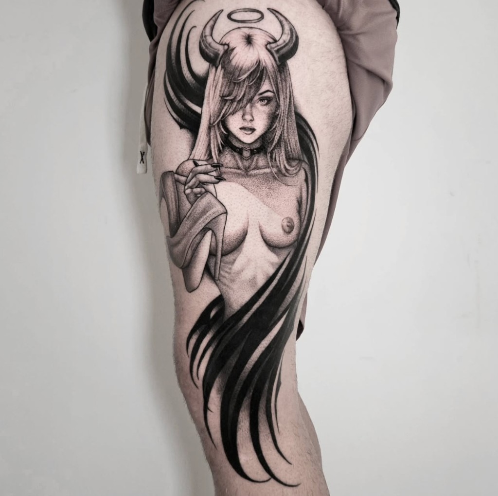 Tattoo work — Gengar Haunter Gastly