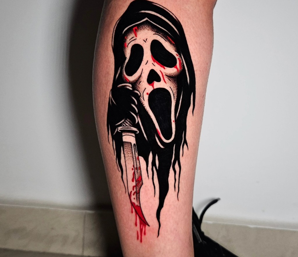 Tattoo work — Ghostface