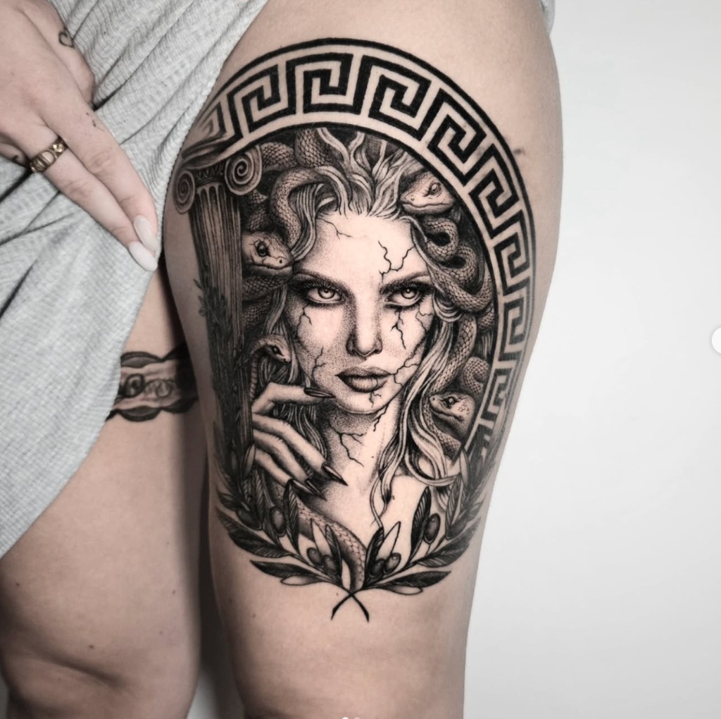 Tattoo work — Medusa
